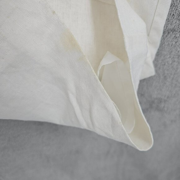 Cato Linen Blend Trousers Pants 16W Ivory Off White Fully Lined Casual Plus New - Picture 7 of 13